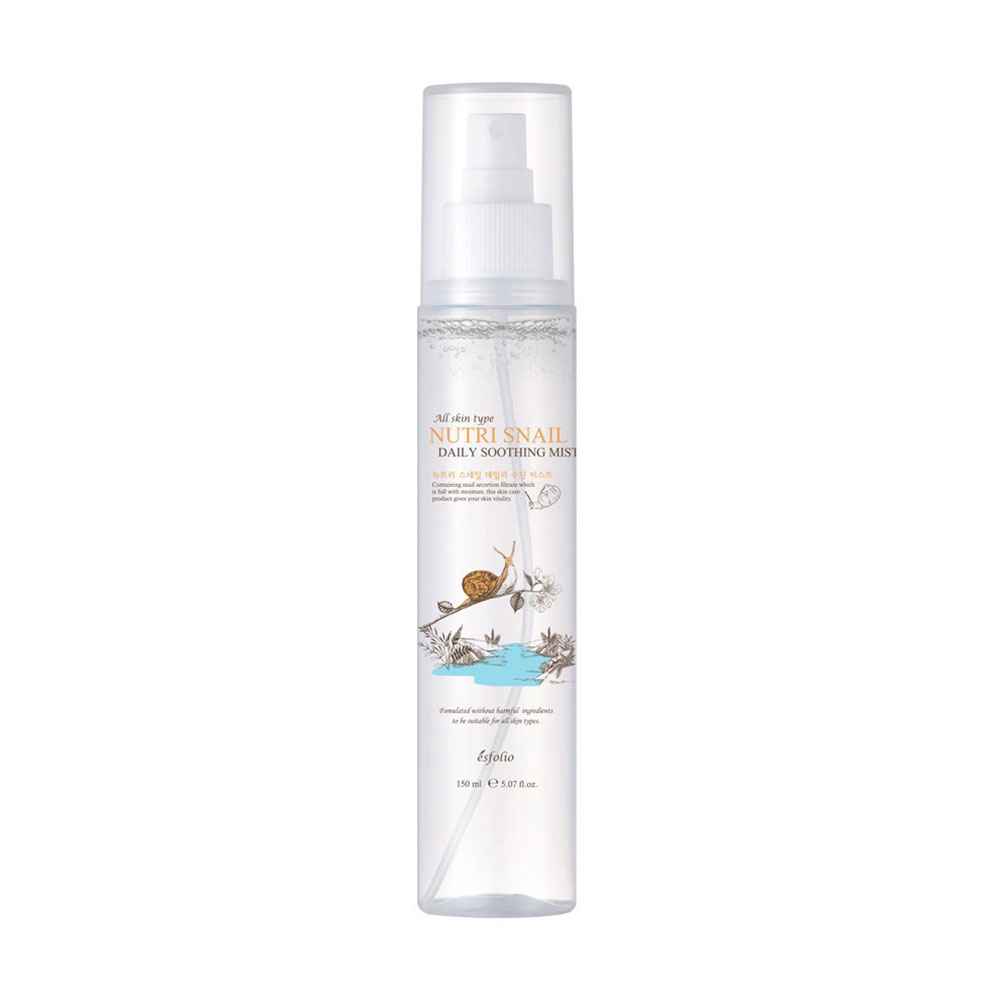 Міст для обличчя Esfolio Nutri Snail Daily Soothing Mist з муцином равлика, 150 мл